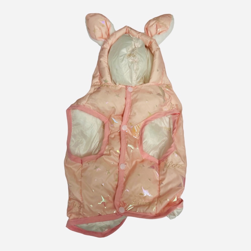 Pink Dog Bunny Coat Size XL